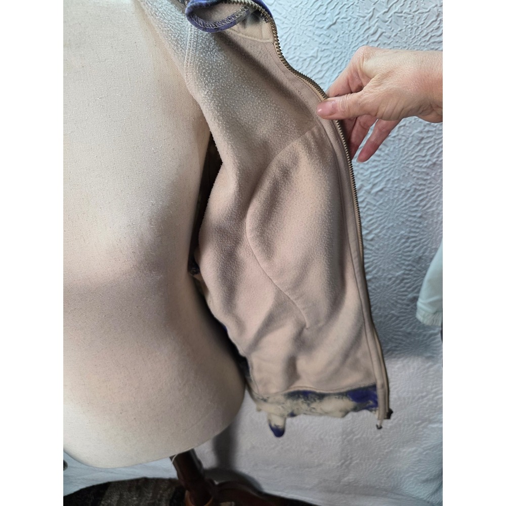 Lululemon Scuba Hoodie Women 12 Milkyway Purple Blue Good Full Zip Thumbholes - Picture 6 of 7